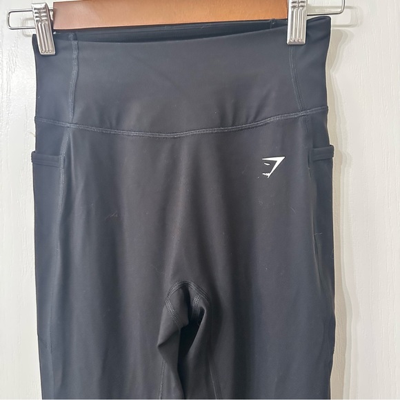 Gymshark high-waisted black leggings, XS - Picture 2 of 4
